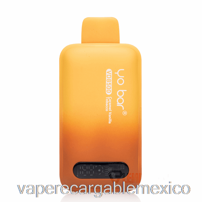 Vape Recargable Yo Bar Vd8500 Desechable Caramelo Vainilla Tabaco